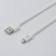 Câble USB/Lightning en silicone - 2m - blanc