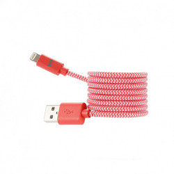 Câble USB / Lightning nylon tressé 1m