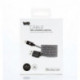 Câble USB-C/lightning nylon tressé noir et blanc 1m