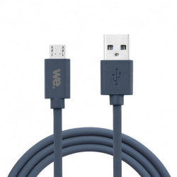 Câble USB/Micro USB en silicone - 1m - bleu nuit