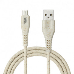 Câble micro USB/USB A écoconçu avec 35% de matières recyclées - 2m