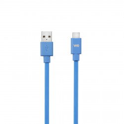 Câble USB-C USB plat USB 3.1 gen 2 - 1m - Bleu