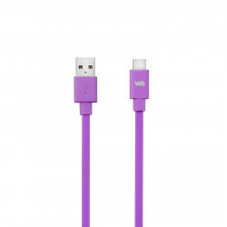 Câble USB-C USB plat USB 3.1 gen 2 - 1m - Violet