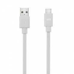Câble USB-C USB plat USB 3.1 gen 2 - 1m - Blanc