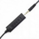 Casque micro WE filaire, connecteur jack 3.5mm + adaptateur USB