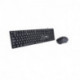 Bundle Clavier + Souris Filaire WE Plug & Play - Compact - 1000 DPI - Touches silencieuses