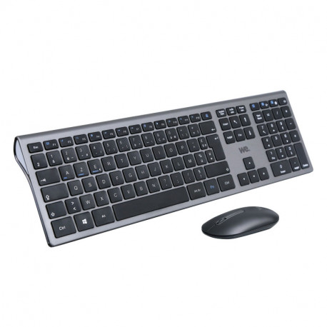 Bundle clavier souris sans fil 2,4G - Bluetooth - Noir