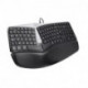 Clavier Ergonomique filaire avec repose-poignets intégré - Forme naturellement arquée : confort d'utilisation