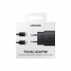 CHARGEUR SECTEUR ULTRA RAPIDE 25W USB Type-C to Type-C 1m Noir avec cable SAMSUNG EP-TA800XBEGWW