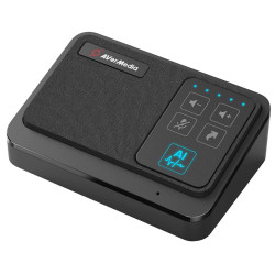 AVERMEDIA Smart Speakerphone Haut parleur de reunion intelligent avec IA reduction de bruits