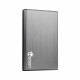 HEDEN Boitier externe USB 3.0 pour disque dur 2.5" - Aluminium brossé - silver