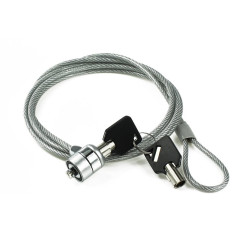 HEDEN Câble antivol en alliage de zinc - Longueur de câble : 1m80 - Diamètre de câble : 5mm