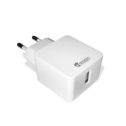 HEDEN Chargeur secteur 1 USB 2.4A blanc