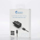 Chargeur secteur 2.4A + câble micro USB 1m noir