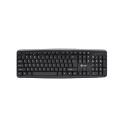 HEDEN Clavier QWERTY filaire usb - Compatible Windows - Noir