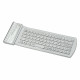 HALTERREGO Mini Clavier Bluetooth en Silicone - Silver