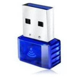 HEDEN Nano Clé USB WIFI sans fil en 300 Mbps avec point d'accès - Bleu