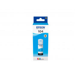 EPSON 104 Bouteille Encre Ecotank 104 Cyan 65ml