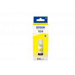 EPSON 104 Bouteille Encre Ecotank 104 Jaune 65ml