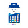 EPSON 104 Multipack Encre Ecotank N,C,M,J 4x65ml
