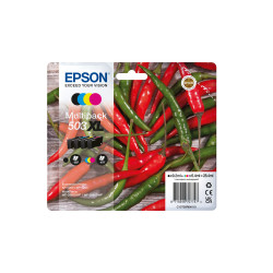 EPSON 503XL Piments Multipack Encre N,C,M,J 1x9,2ml+3x6,4ml