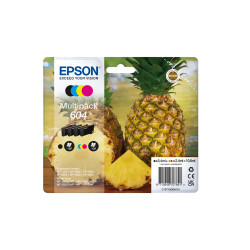EPSON 604 Ananas Multipack Encre N,C,M,J 1x3,4ml+3x2,4ml
