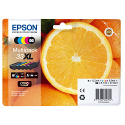 EPSON 33XL Oranges Multipack Encres N,NP,C,M,J 47ml