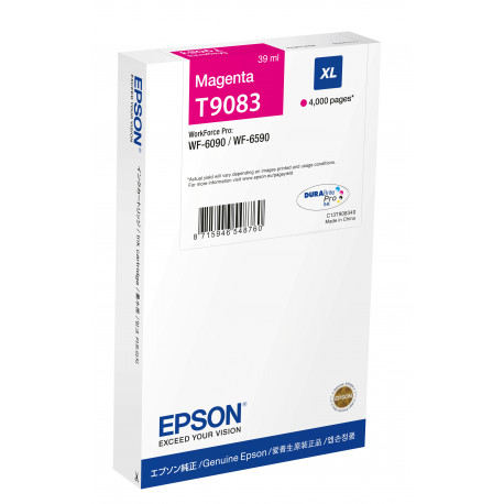 EPSON T9083 Magenta Cartouche Encre 4000 pages