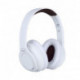 HALTERREGO Casque Pro Sound - Bluetooth / filaire - Fonction NFC - 4 haut-parleurs - Blanc