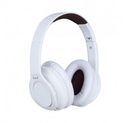 HALTERREGO Casque Pro Sound - Bluetooth / filaire - Fonction NFC - 4 haut-parleurs - Blanc