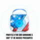 HALTERREGO Enceinte H.Audiobag - Bluetooth - NFC - Boutons tactiles - Drapeau USA