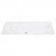 WE Clavier de protection pour Macbook Blanc - Compatible Macbook Air 13 Pro 13 Retina / Pro 15 Retina