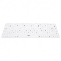 WE Clavier de protection pour Macbook Blanc - Compatible Macbook Air 13 Pro 13 Retina / Pro 15 Retina