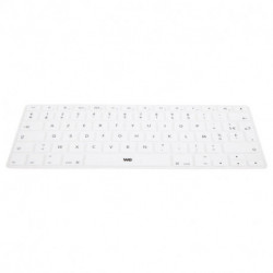 WE Clavier de protection pour Macbook Blanc - Compatible Macbook Pro 13.3 / Pro 15.4 / Pro 17 / Imac Wireless