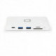 DICOTA D31729 - Station d'accueil portable - 9-en-1 : USB-A/USB-C - Plug and play - HDMI - VGA - RJ45