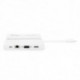 DICOTA D31729 - Station d'accueil portable - 9-en-1 : USB-A/USB-C - Plug and play - HDMI - VGA - RJ45