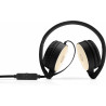 HP H2800 - Casque stéréo - Noir rose soie - forme repliable - Commande audio sur le câble