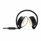 HP H2800 - Casque stéréo - Noir/rose soie - forme repliable - Commande audio sur le câble