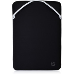 HP 2F2J1AA - Housse de protection réversible PC portable 14" Noir Argent en néoprène durable