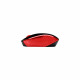 Souris sans fil HP 200 Rouge et noir - Forme galbée - 2 piles AAA 1000 ppp