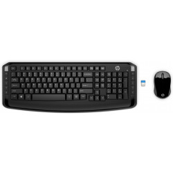 HP 300 - Kit souris sans fil + clavier sans fil - un seul récepteur pour clavier et souris