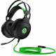 HP Pavilion 600 - Casque filaire gaming - Noir vert