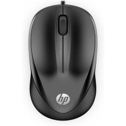 Souris Filaire HP 1000 Noire - galbée - cordon 1,5m - pour droitiers et gauchers