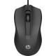 HP 100 - Souris filaire - Noir - Ambidextre - 1600 PPP