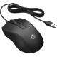 HP 100 - Souris filaire - Noir - Ambidextre - 1600 PPP