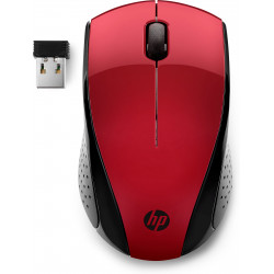 HP 220 - Rouge - Souris sans fil - Résolution capteur 1300 dpi - 3 boutons - autonomie jusqu'à 15 mois en usage quotidien