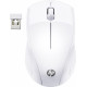 HP 220 - Blanc - Souris sans fil - Résolution capteur 1300 dpi - 3 boutons - autonomie jusqu'à 15 mois en usage quotidien