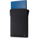 HP Housse de protection réversible PC portable 15,6" - Bleu - en néoprène durable