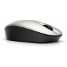 HP Dual Mode Silver Mouse 300 - Souris - connection à deux ordinateurs via Bluetooth ou sans fil