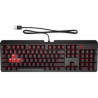 HP OMEN LED Noir Rouge - Clavier de jeu encodeur - Commutateurs mécaniques CHERRY MX Rouge - LED pour chaque touche